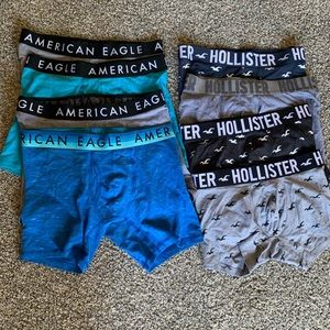 Hollister/Amerixan Eagle boxer briefs small